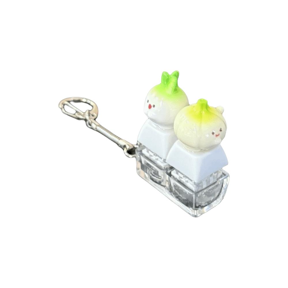 Keyboard Anti-stress Toy Pendant Mechanical Fidget Keychain Stress Relief Clicker  Bag Charms