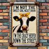 Metal Tin Sign Funny Home Decor Novelty Wall Art for Bar Cafe Garage Farmhouse Room