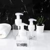 1-4 PCS Bathroom Press Type Foaming Bottle Dispenser Hand Foam Empty Bottle Facial Cleanser Travel Household Shower Gel Portable
