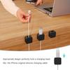 6 Pack Magnetic Cable Clips, Cord Organizer, Under Desk Cable Management, Phone Cord Holder for Nightstand, Adhesive Wire Charging Cord Organizer