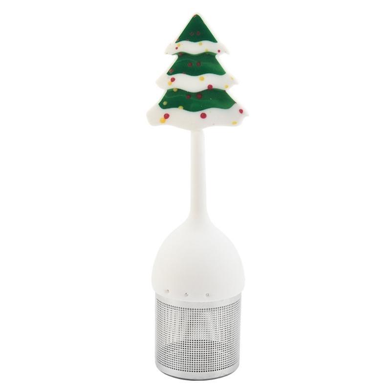 652F Silicone Tea Infuser Christmas Series Reusable Tea Diffuser Tea Filters 6 Styles