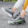 2026Spring and Summer Basketball Shoes for Boys, Featuring a Rotating Buckle Design, Suitable for Children and Older Kids, with a Breathable Mesh