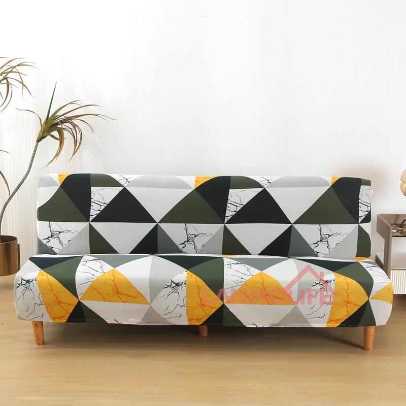 Katlanır Kanepe Yatak Örtüsü Basit Elastiklik Kolçaksız Kalınlaştırılmış Toz Geçirmez Kanepe Örtüsü Her Şey Dahil