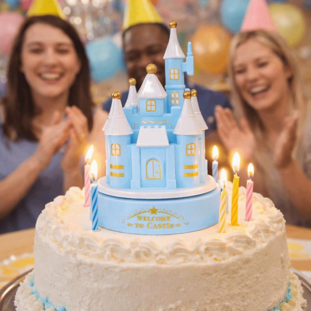 Exquisite Rotating Music Box Romantic Style Birthday Music Box  Desktop Ornament