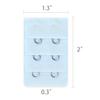 uxcell Bra Adjustable 3 2 Light 3 2 5 Pieces Extenders, Hooks, Rows, Hooks, Women's, Blue-2, Rows, Hooks,