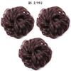 MISS WIG Straight Donut Chignon Hairpieces Synthetic Ombre Elastic Chignon Fluffy Messy Scrunchies Hair Bun for Women