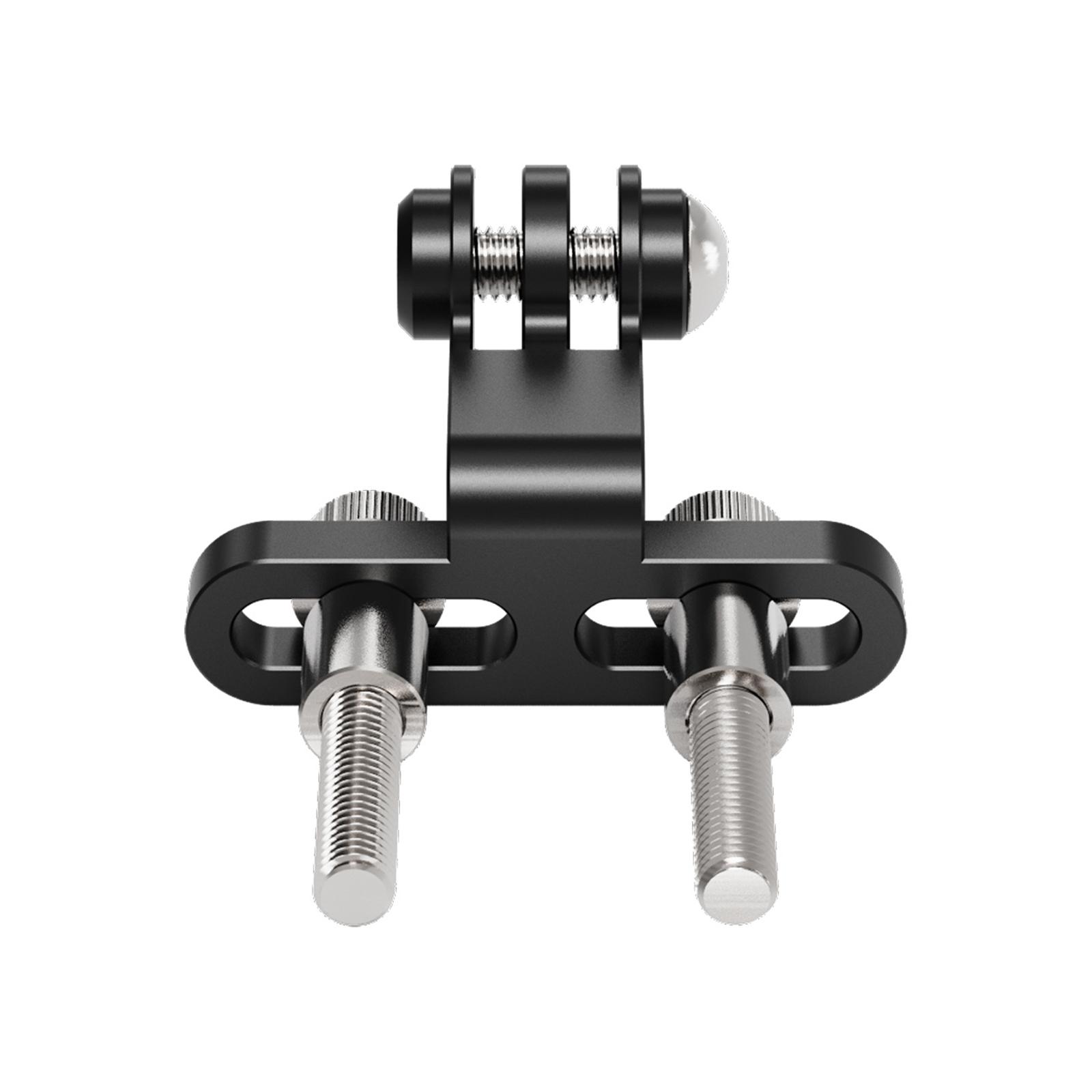 

High Stability Aluminum Alloy Bike Camera Mount Vibration Reduction Quick Release Mechanism Lightweight Black