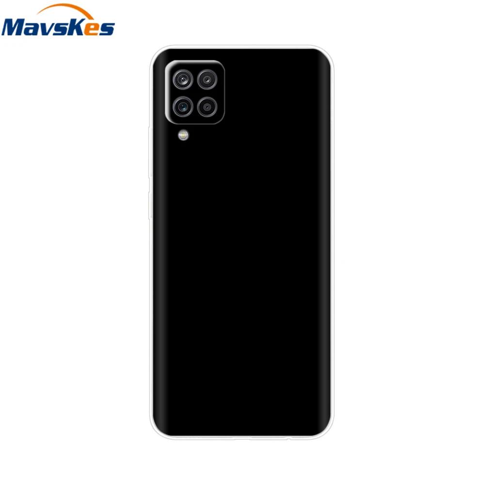 

Phone Case For Samsung Galaxy A12 Case SamsungA12 Silicone Clear TPU Painted Soft Cover For Samsung A12 A 12 Bumper Fundas Etui Samsung A12