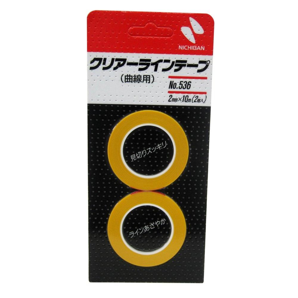 Nichiban Clear Line Tape (for curves) Width 2mm x Length 10m No.536