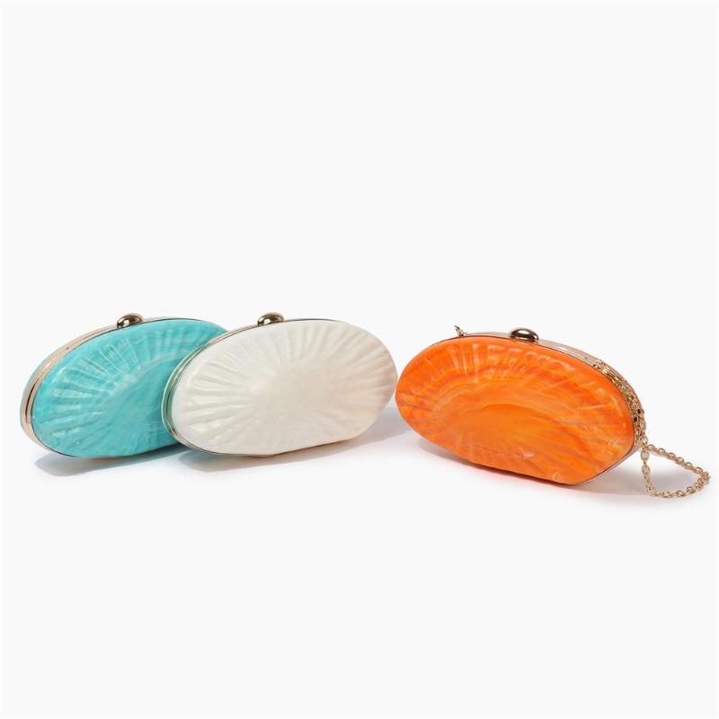 Nuove Buste da Donna in Acrilico con Motivo Marmo Fashion Scatola a Uovo d'Oca per Sposa Borsa da Matrimonio Borse Rigide a Spalla Tracolla