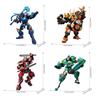 Non-Toxic Sembo Chiese-Style Mecha Assemblage Building Blocks Robot Model Bricks Collectible Ornaments Kids Toys For Children Diy Holiday Gift