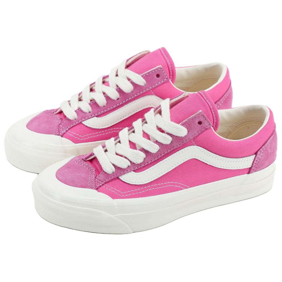 Vans Old Skool Reissue 136 Fabric Comfortable Soft Low-Top Skate Shoes Unisex sneaker Pink VN000MT6YU2
