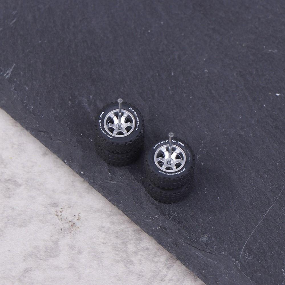 1Set 1/64 Modified Wheel Hub Diameter 14*5.5mm Diecast Alloy Car Hub