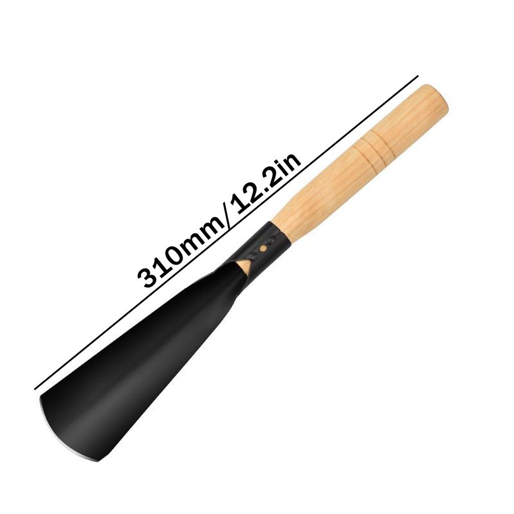 Household Garden Tool Shovel,Stainless Steel Gardening Tool with Wooden Handle,easy To Remove Grass & Dig Soil Transplant Shovel