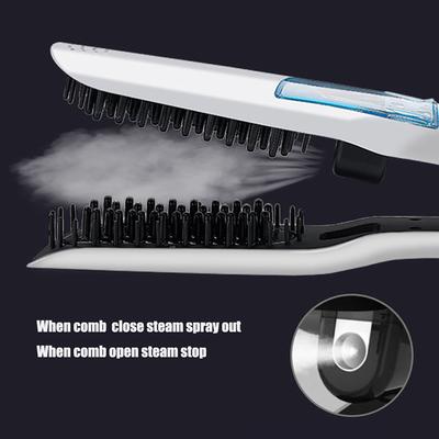 Cross-Border Foreign Trade Electric Ceramic Hair Straightener with LCD & LED Display Steam Straightening & Perm Splint Accepted