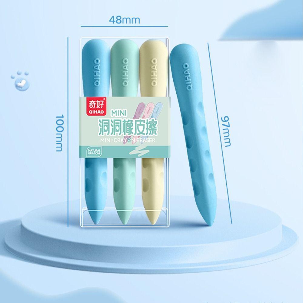 Students Stationery Children Pen Shape Traceless Eraser Pencil Eraser Hole Eraser Dustless Eraser