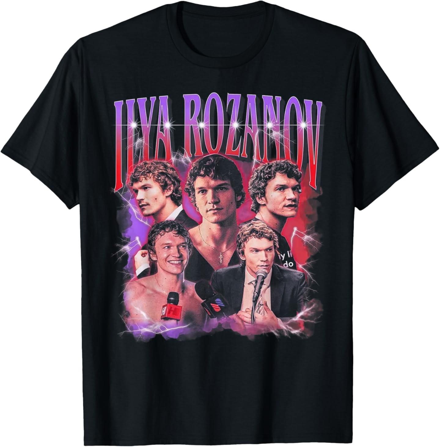 Vintage Retro 90s Ilya Rozanov Shane Hollander T-Shirt S разноцветный