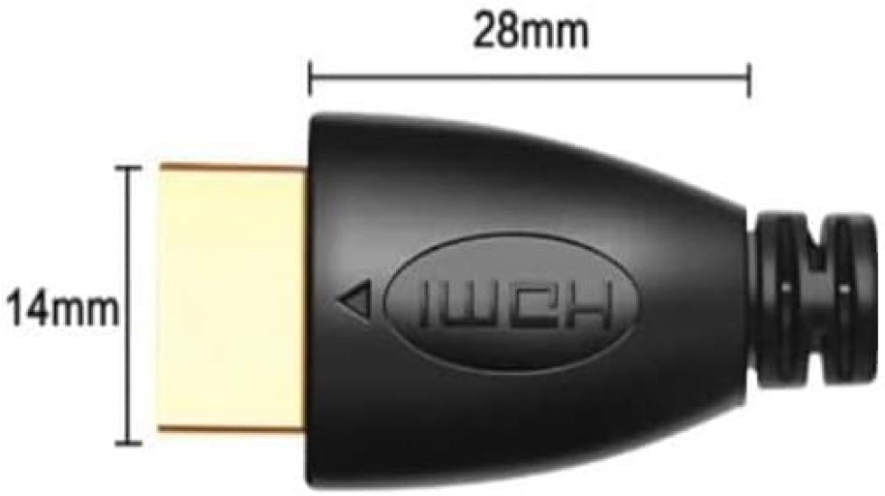 HDMI ARC Type A Male To Type A for and Gaming Standard Length [Amazon Exclusive] High-Speed Cable, 2K/4K, Compatible, Male, Black, Gold-Plated TV, PC,