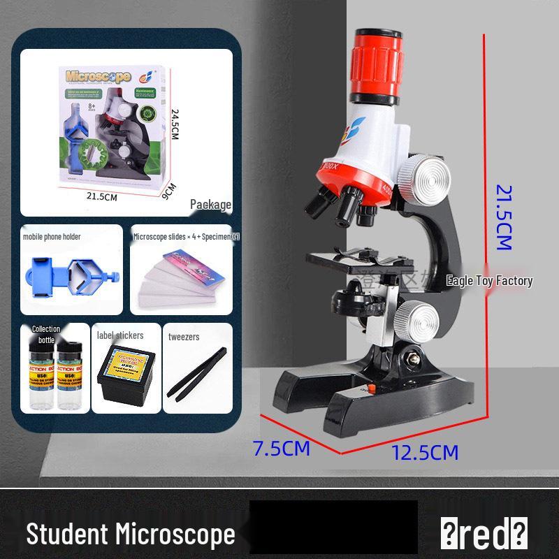 High-Definition Educational Microscope Toy for Primary School Students