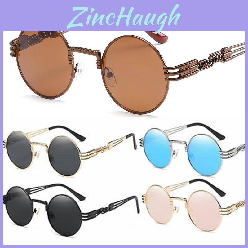 Hippie Steampunk Sunglasses With Durable Metal Frame And Polycarbonate Lenses**