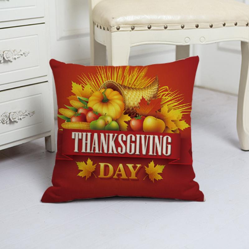 

Thanksgiving Series Pattern Pillows, Home Sofa Pillows, Pillow Covers 45*45cm
