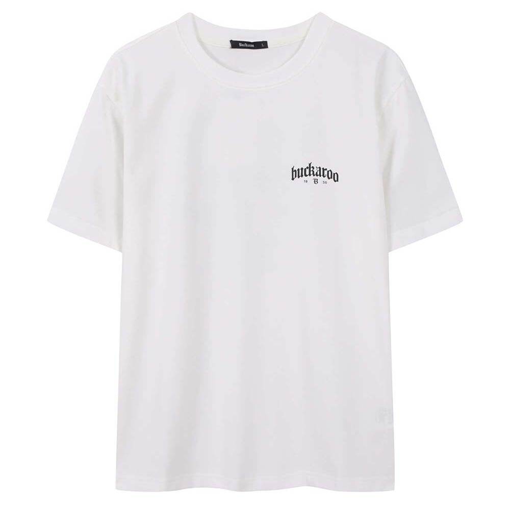BUCKAROO Askin Standard Fit Buckaroo Logo T-Shirt White