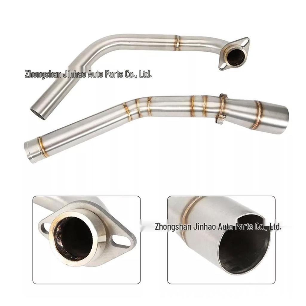 Motorcycle R15 V1 V2 Black Rust-Resistant Muffler Bent Pipe