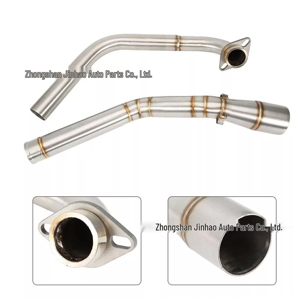 Motorcycle R15 V1 V2 Black Rust-Resistant Muffler Bent Pipe