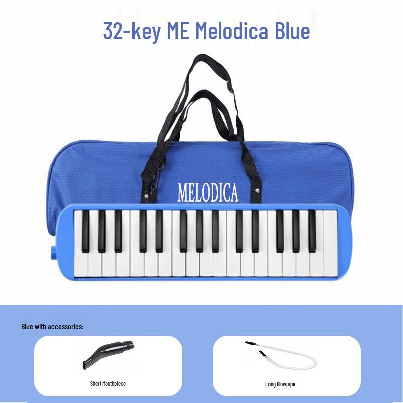 32-Key Melodica for Students and Beginners with Mouthpiece