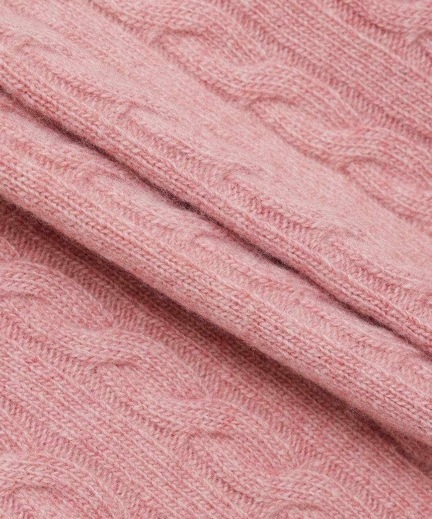 BROOKS BROTHERS [Women'S] Wool Cable Sweater (Pink) (Bbwrwbf401)