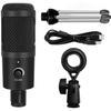 MICVISTA USB Microphone ? Metal Condenser Recording ? Microphone Tripod ? For Laptop Mac or Windows ? Cardioid Studio Recording Vocals, Voice-Overs, S