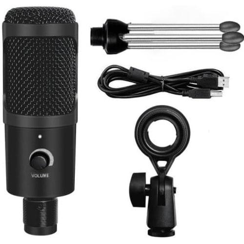 MICVISTA USB Microphone ? Metal Condenser Recording ? Microphone Tripod ? For Laptop Mac or Windows ? Cardioid Studio Recording Vocals, Voice-Overs, S