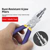 Multifunctional Six Step Design Pliers in Iron Alloy Perfect for Jewelry Designers DIY Enthusiasts and Handmade Projects
