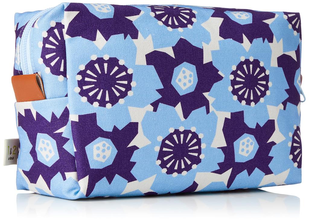 Large Canvas Cosmetic Bag SAKURA Blue [ARROWS&Company Ltd.] GU-5