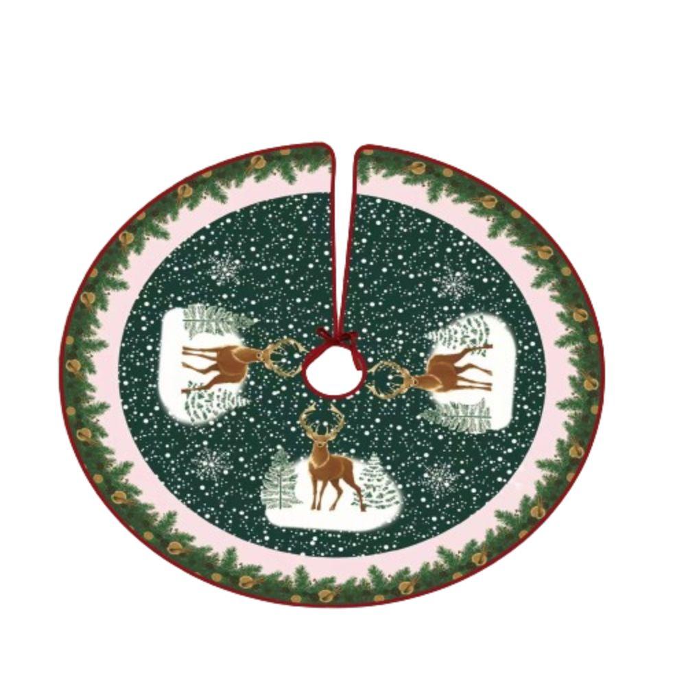 Creative Christmas Tree Apron Round Xmas Tree Skirt Christmas Base Cover  Tree Base Supplies