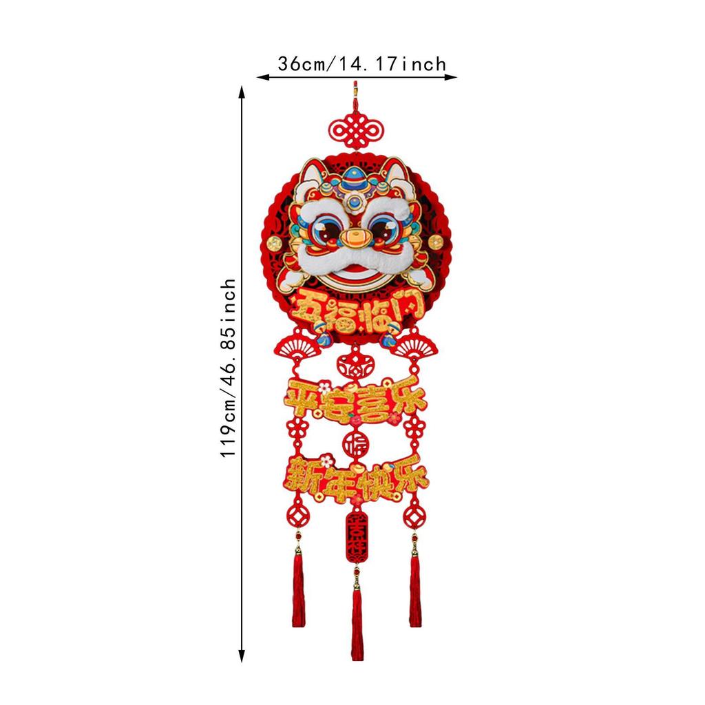 Chinese Lunar Snake Year Hanging Ornament for Home Office Decor Accessories