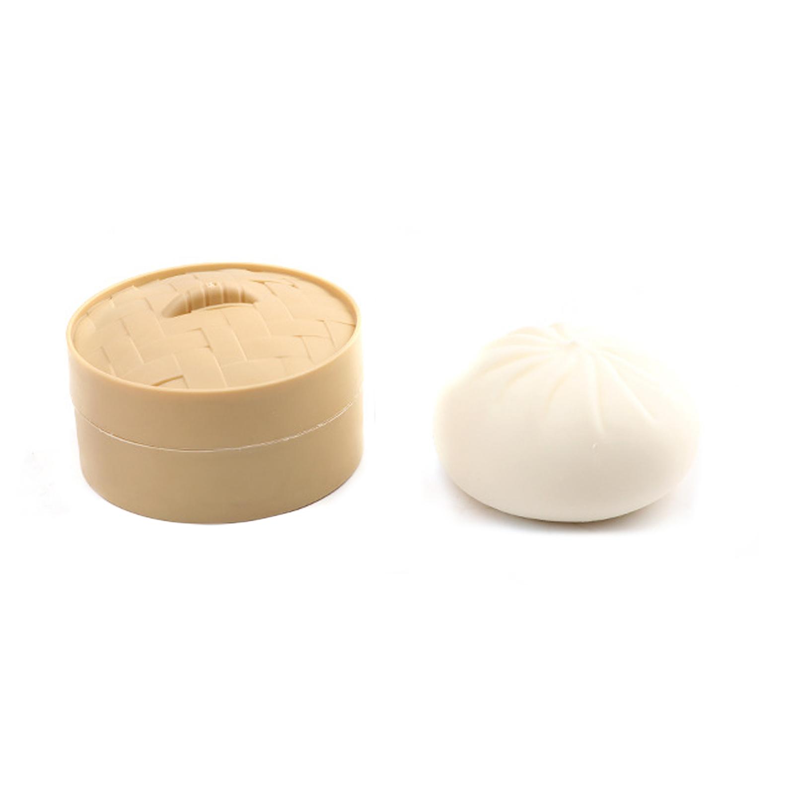 Simulation Steamed Stuffed Bun Relieve Stress Slow Rising Buns Simulation Decompression Toy 1 Set
