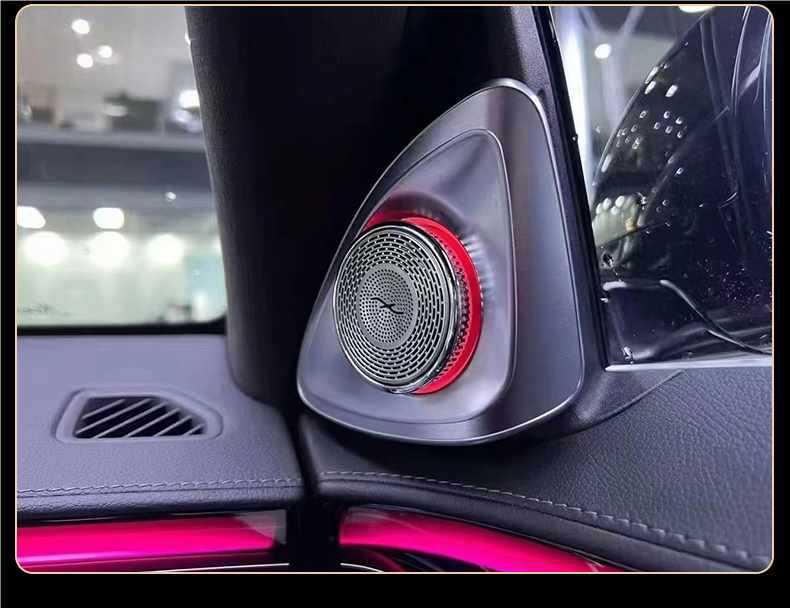 Compatible with Mercedes C260L, E-Class, S-Class, GLC300, E300L, A-Class, and GLB rotating speakers/tweeters.