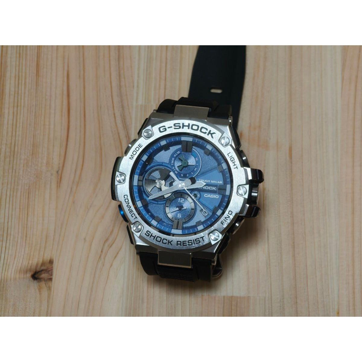 Used CASIO G-SHOCK G-STEEL GST-B100 Bluetooth Tough Solar Men s Watch Watch