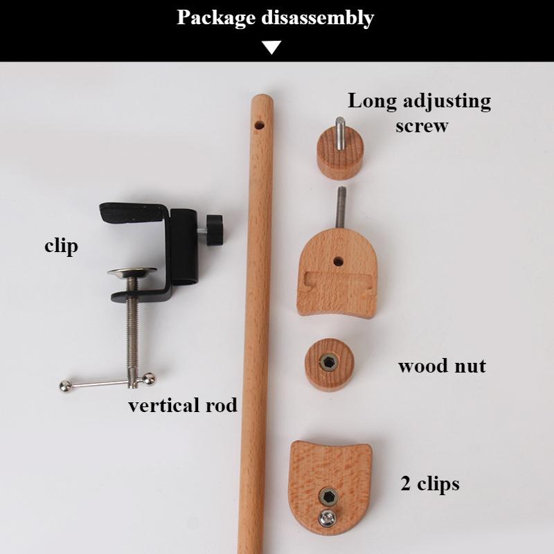 Bordsmonterad broderiram - Justerbart bordshantverksverktyg med inbyggd klämma för korsstygn & sömnad
