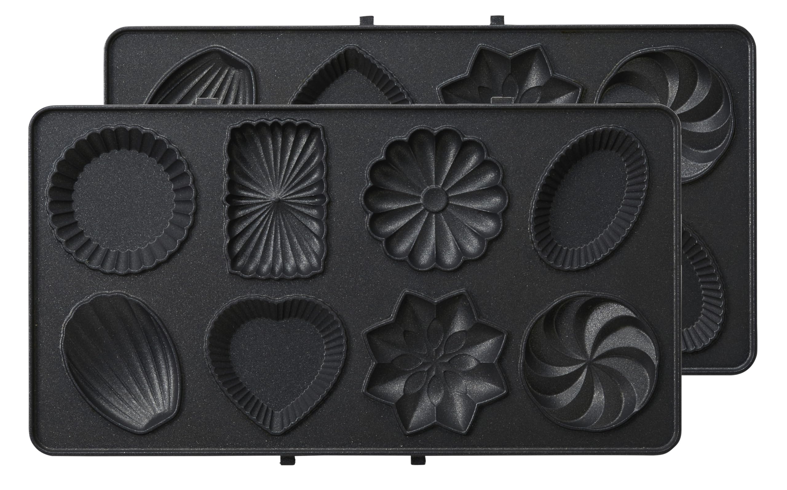 

BRUNO Hot Sand Maker Electric Double Petit Gateau Plate BOE044-GATEAU чорний