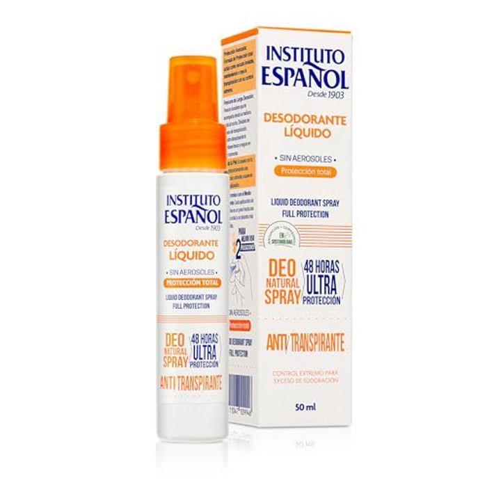 Déodorant Spray - INSTITUTO ESPAÑOL - 50 Ml - Protection Totale - Sans Alcool - Parfum Frais