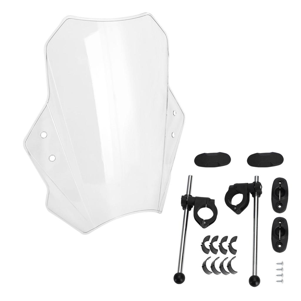 Universal Motorcycle Adjustable Wind Screen Windshield 22MM 25MM 28MM Handlebar
