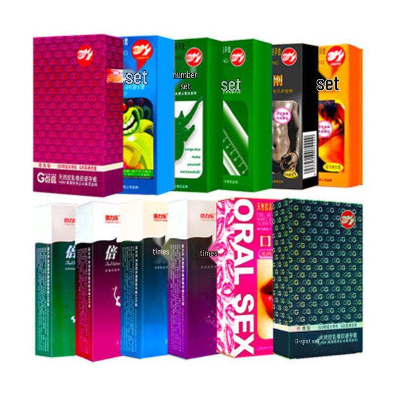 Beilile Ultra-Thin Luminous Vibrating Condoms with Textured G-Spot Design