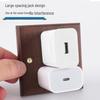 13A British Standard USB Switch Socket, Grey, Wall-Mounted, Multi-Function, One-Gang, Three-Hole Panel