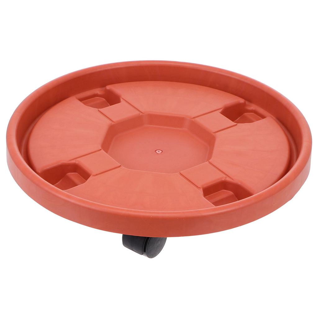 1Pcs Thickened Movable Vase Rack with Smooth Universal Wheels for Heavy Large Flower Pots Plant Pot Tray Round Floor Planter