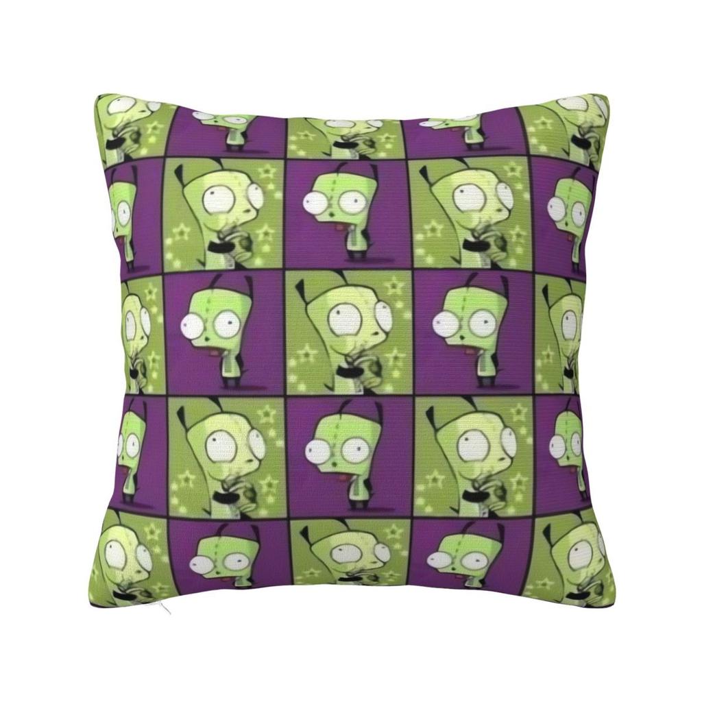 Invader Zim Gir Dib Robot Povlak na polštář Americký animovaný povlak na polštář na pohovku ložnici domácí dekorace Povlak na polštář Povlaky na polštáře Dárek