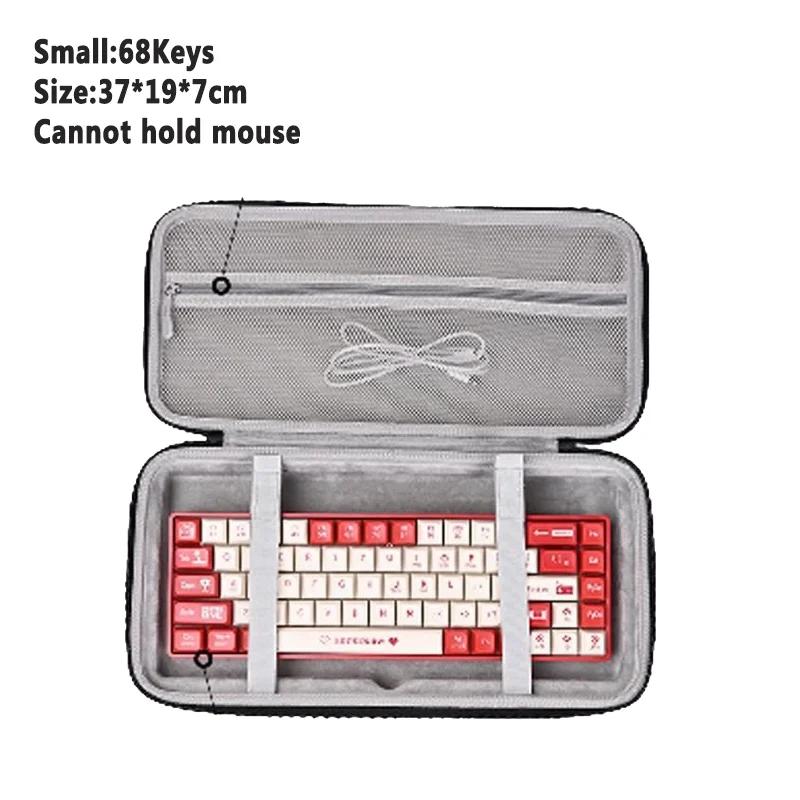 

EVA Hard Case Protable Anti-fall Mechanical Keyboard Case Storage Bag Thickened Keyboard Protection Box for 87/68 Keys