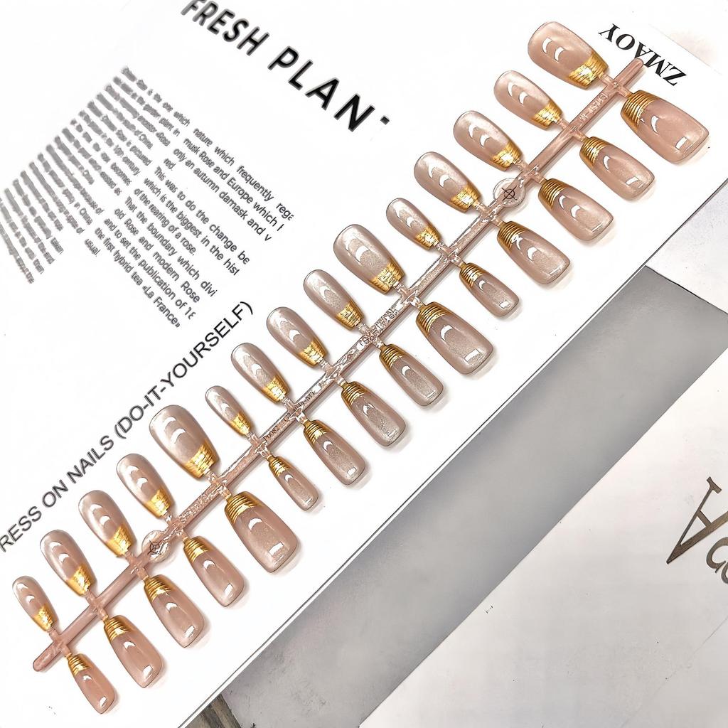Cartoon Multi-Pattern High-Quality Wearable Nail Tips for Professional & Commute Style Manicure