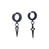 Steel Fake Piercing Korean Style Ear Cuff Fashion Jewelry Cross Clip Earring Non-Piercing Earring